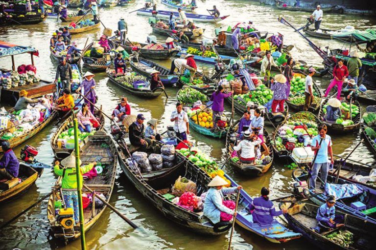 mekong delta - best places to visit Vietnam in January